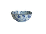 Sm White Bowl w/ Blue Floral Design