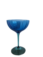 Blue Coup Glass