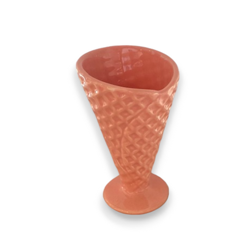 Peach Ice Cream Cone Holder