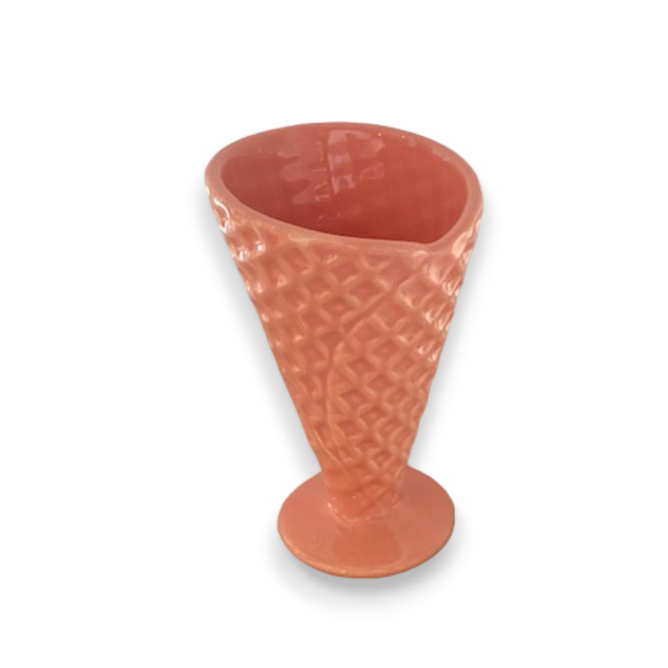 Peach Ice Cream Cone Holder