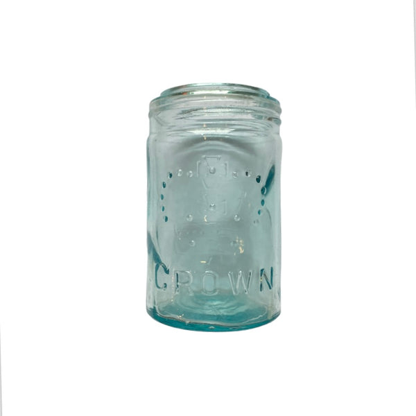 Blue Tinted Mason Jar