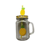 Pineapple Drinking Jar