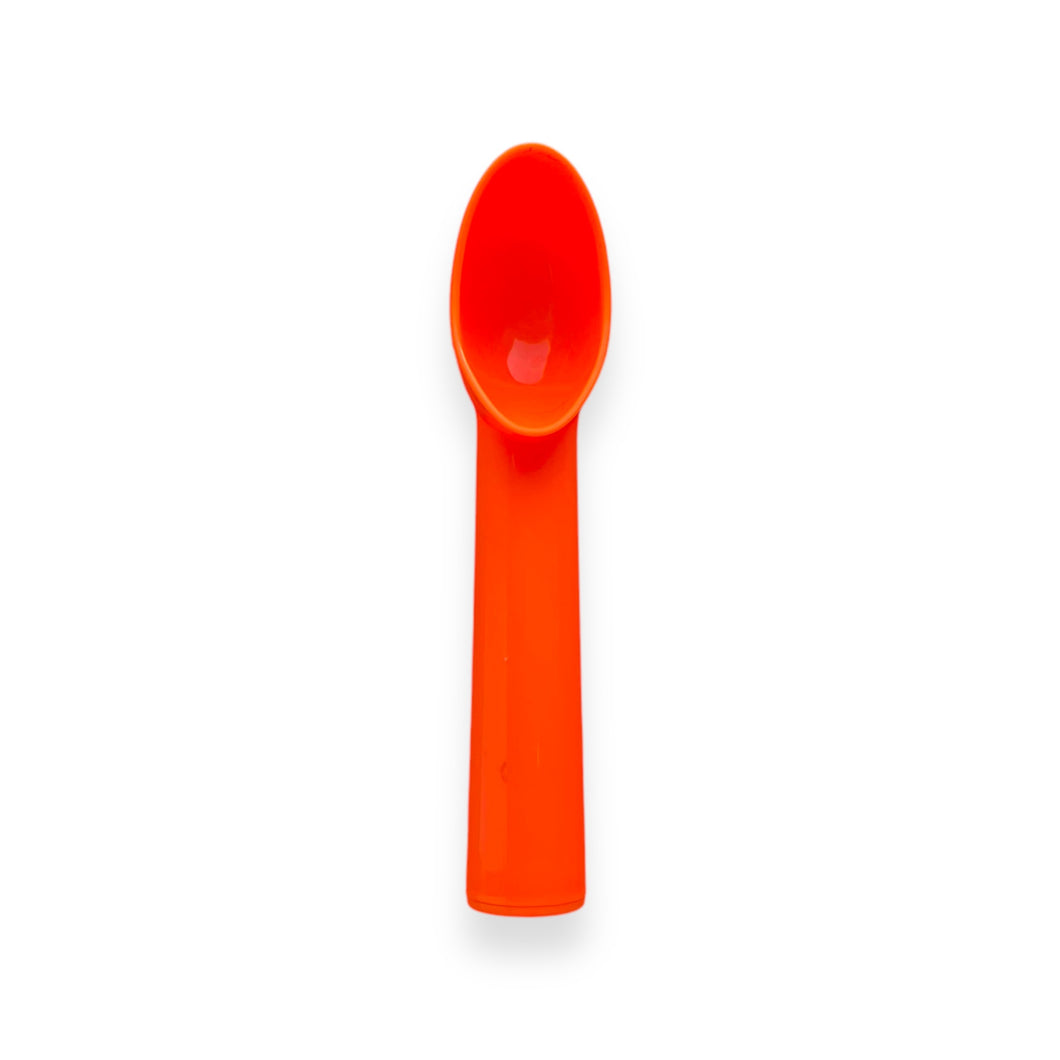 Bright Orange Plastic Ice Cream Scoop