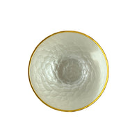 Gold Rimmed White Bowl