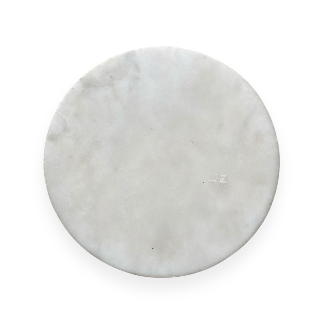 Medium Round White Marble Board