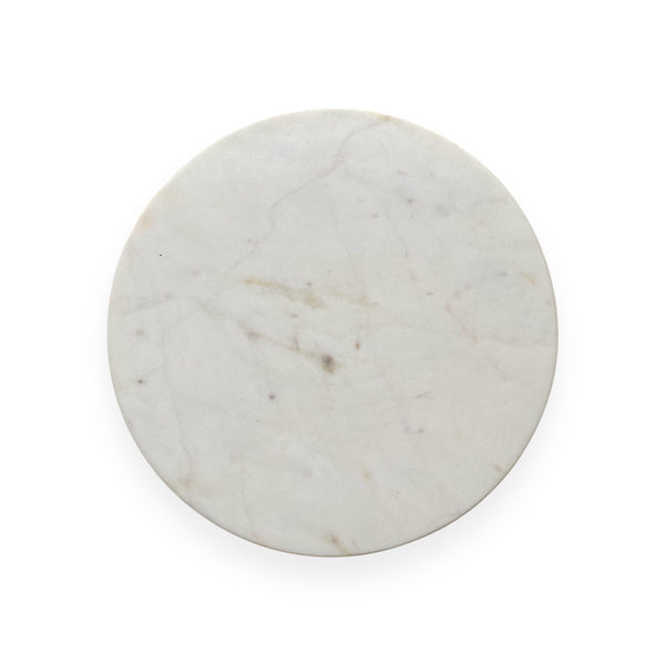 Lg Round White Marble Board