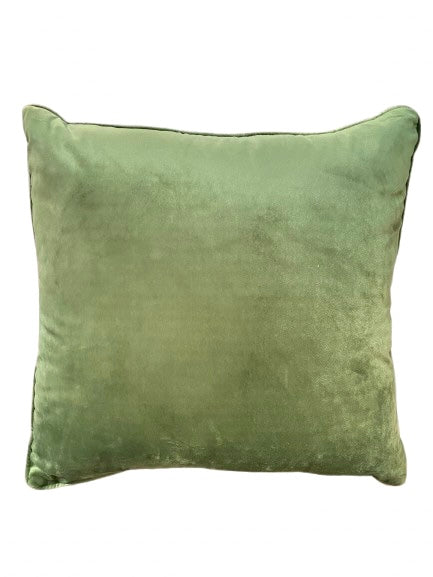 Green Velvet Pillow