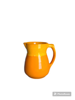 Sm Orange Ceramic Pitcher