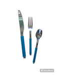 Teal Blue Flatware Set