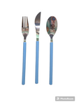 Blue Handle Cutlery Set