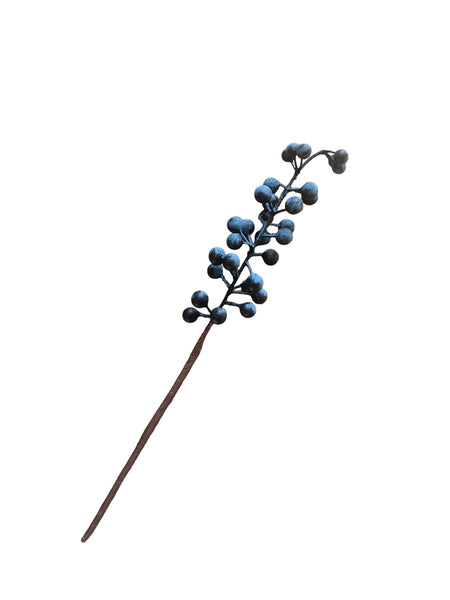 Faux Blue Berry Branch