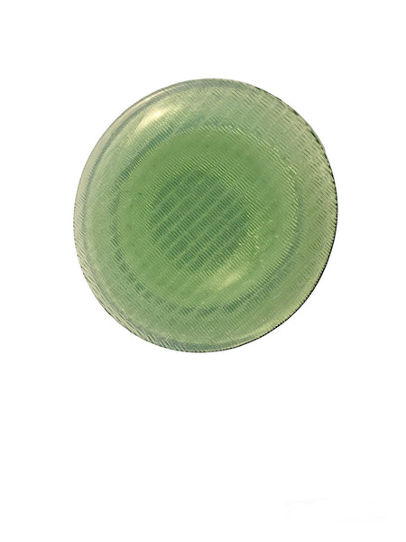 Green Glass Plate