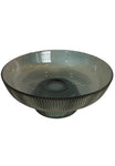 Green Pedestal Bowl