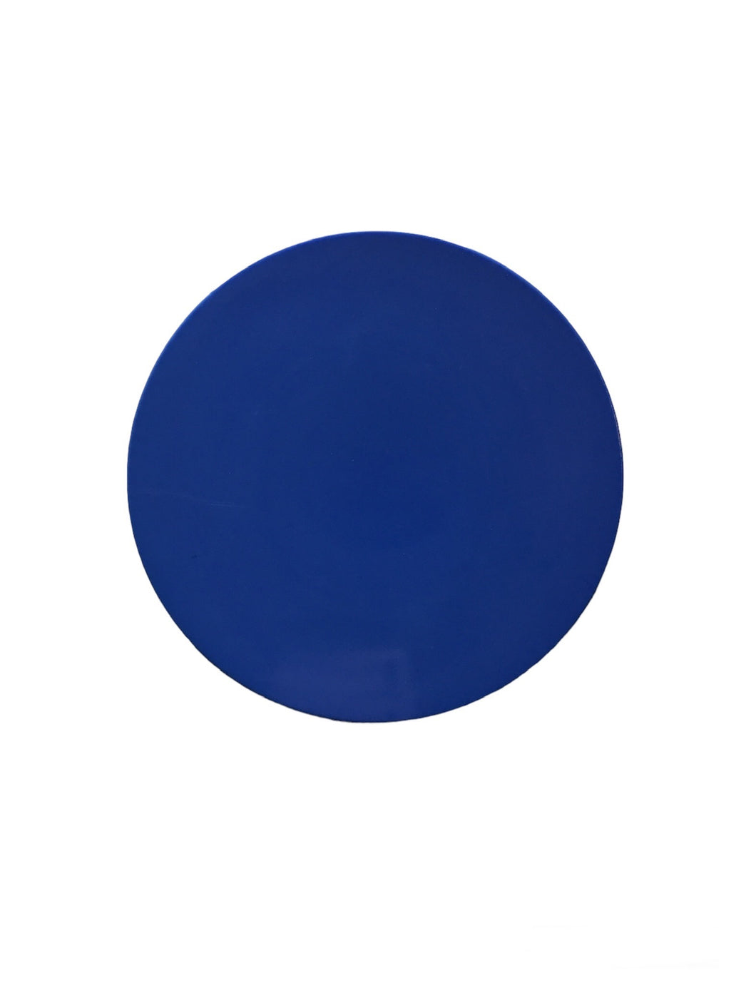 Medium Blue Melamine Lunch Plate: