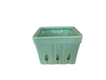 Teal Ceramic Basket