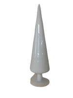 White Glass Christmas Tree