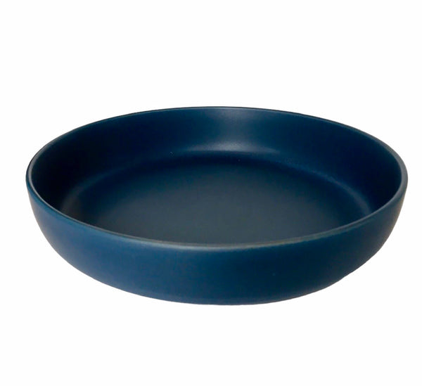 Dark Blue Shallow Bowl