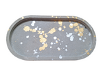 Gold and Silver Fleck Mini Platter