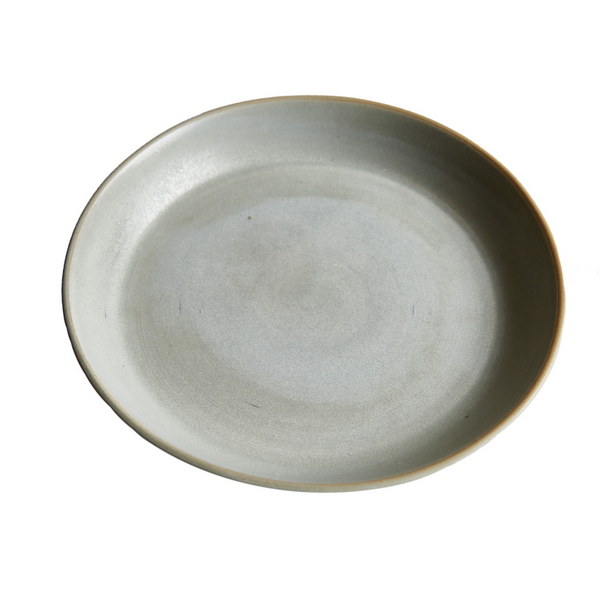 Md Light Grey Shallow Bowl