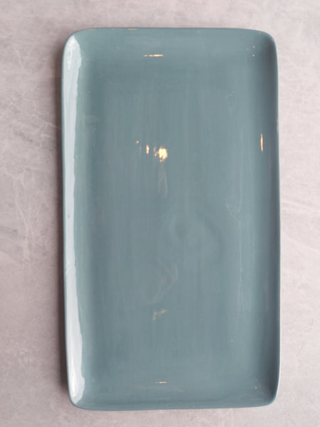 Large Teal Platter