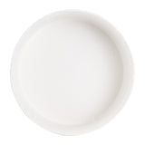 Lg White Ribbed Bowl