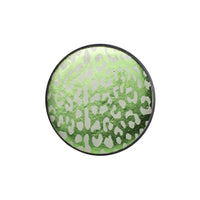 Green Cheetah Print Coaster