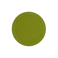 Green Leather Coaster