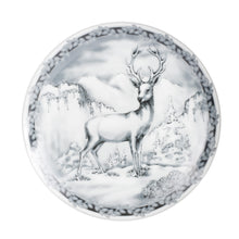 Lg White And Grey Plate With Different Animal Designs