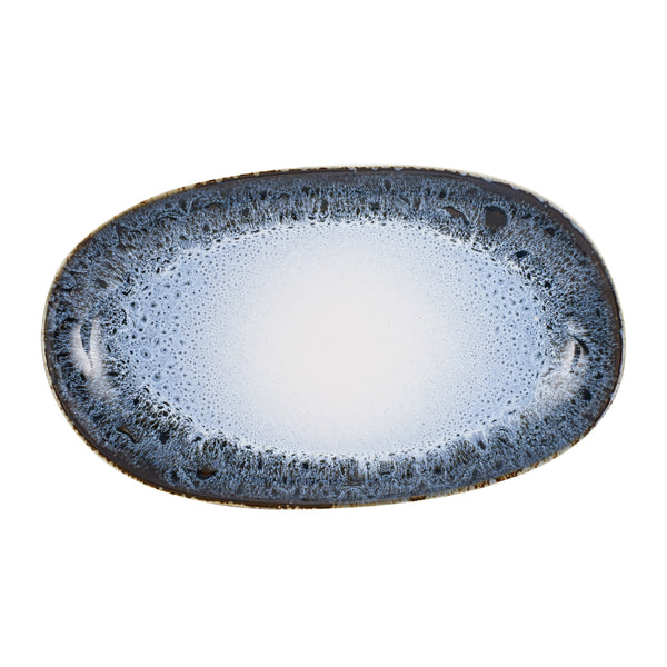 Lg Blue Multi-Tone Platter