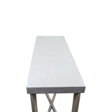 Md Narrow White Table Top/Table