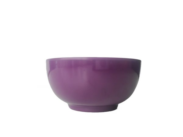 Small melamine purple bowl