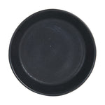 Sm Black Shallow Bowl