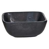 Sm Black Square Bowl