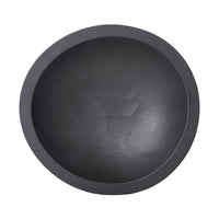 Large Low Salad Bowl Matte Black