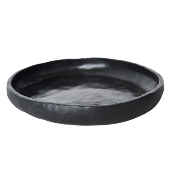 Sm Shallow Black Dish