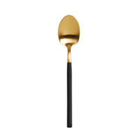 Matte Gold and Black Spoon