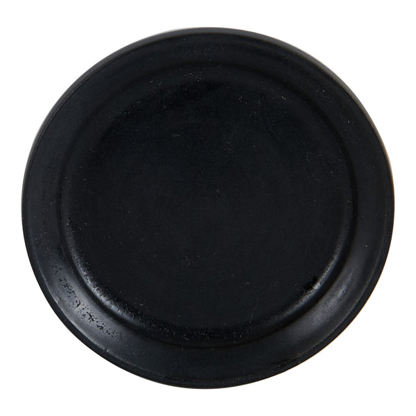 Sm Black Shallow Dish