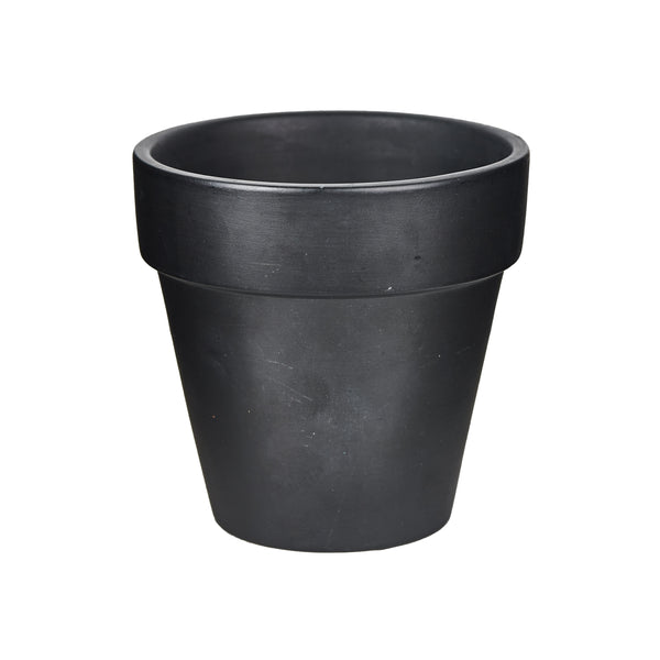 Sm Black Flower Pot