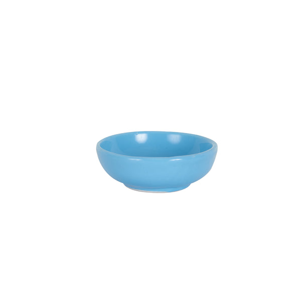 Sm Shallow Bright Blue Bowl