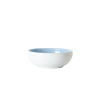 Sm Periwinkle Blue Bowl With White Exterior