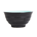 Md Bright Blue Bowl With Dark Exterior