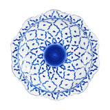 Md White And Blue Patterned Bowl