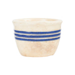 Sm Cream Bowl With Blue Stripes