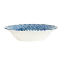 Sm Vintage White Bowl And Blue Bowl