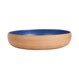 Md Blue Bowl With Brown Exterior