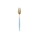 Light Blue And Gold Fork