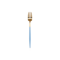 Light Blue And Gold Fork