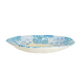 Md Oval Blue Pattern Plate