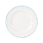 Sm Light Blue Rimmed Plate