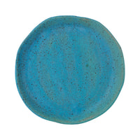 Cereulean Blue Speckled Plate